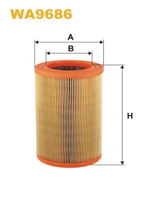 WIX FILTERS wa9686 -  Воздушный фильтр
